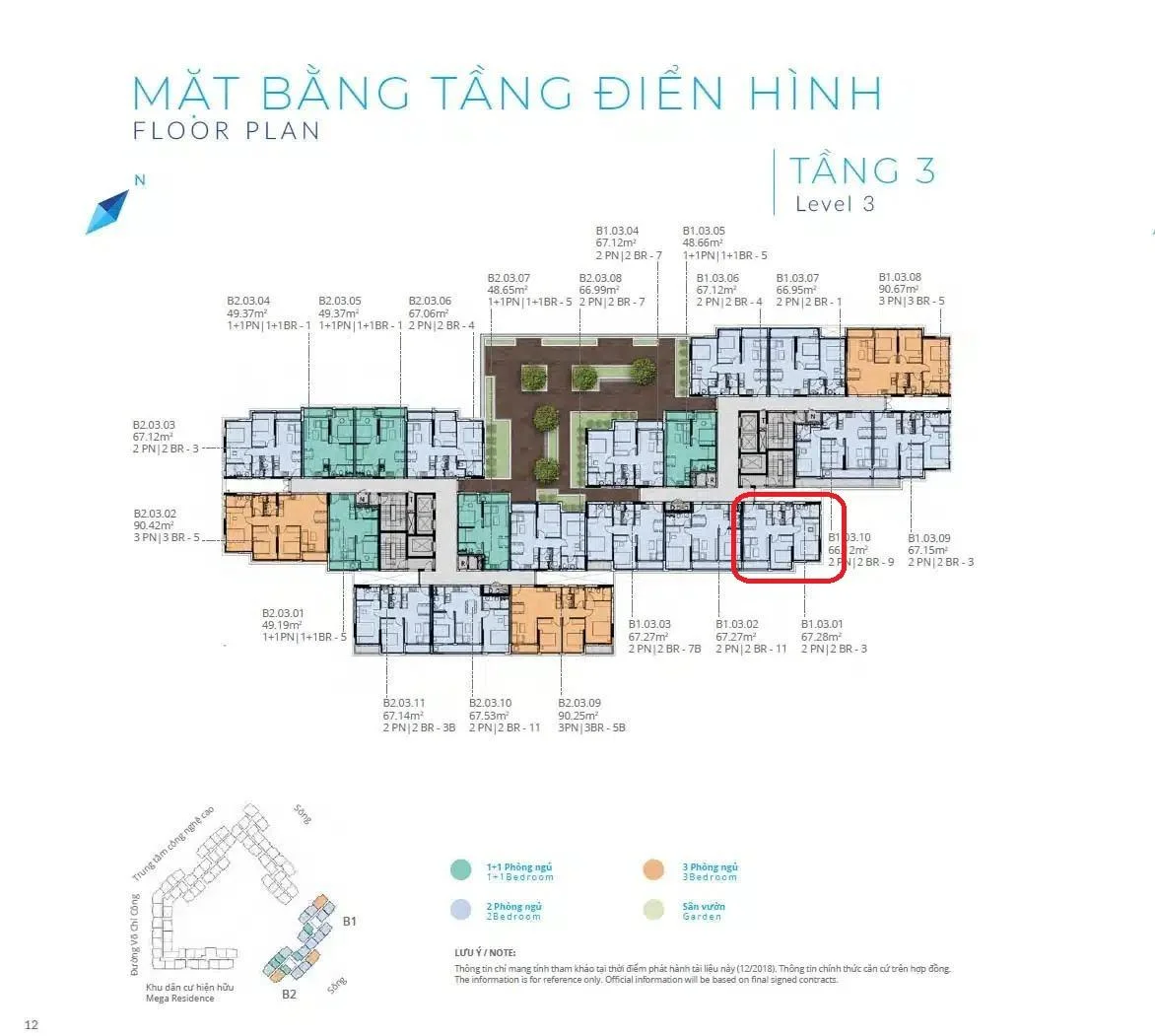 mat bang tang chung cu tang 3