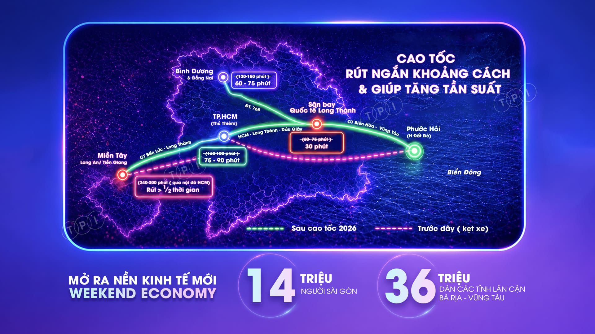 Dòng khách Qtopia Phước Hải kết nối qua các tuyến cao tốc