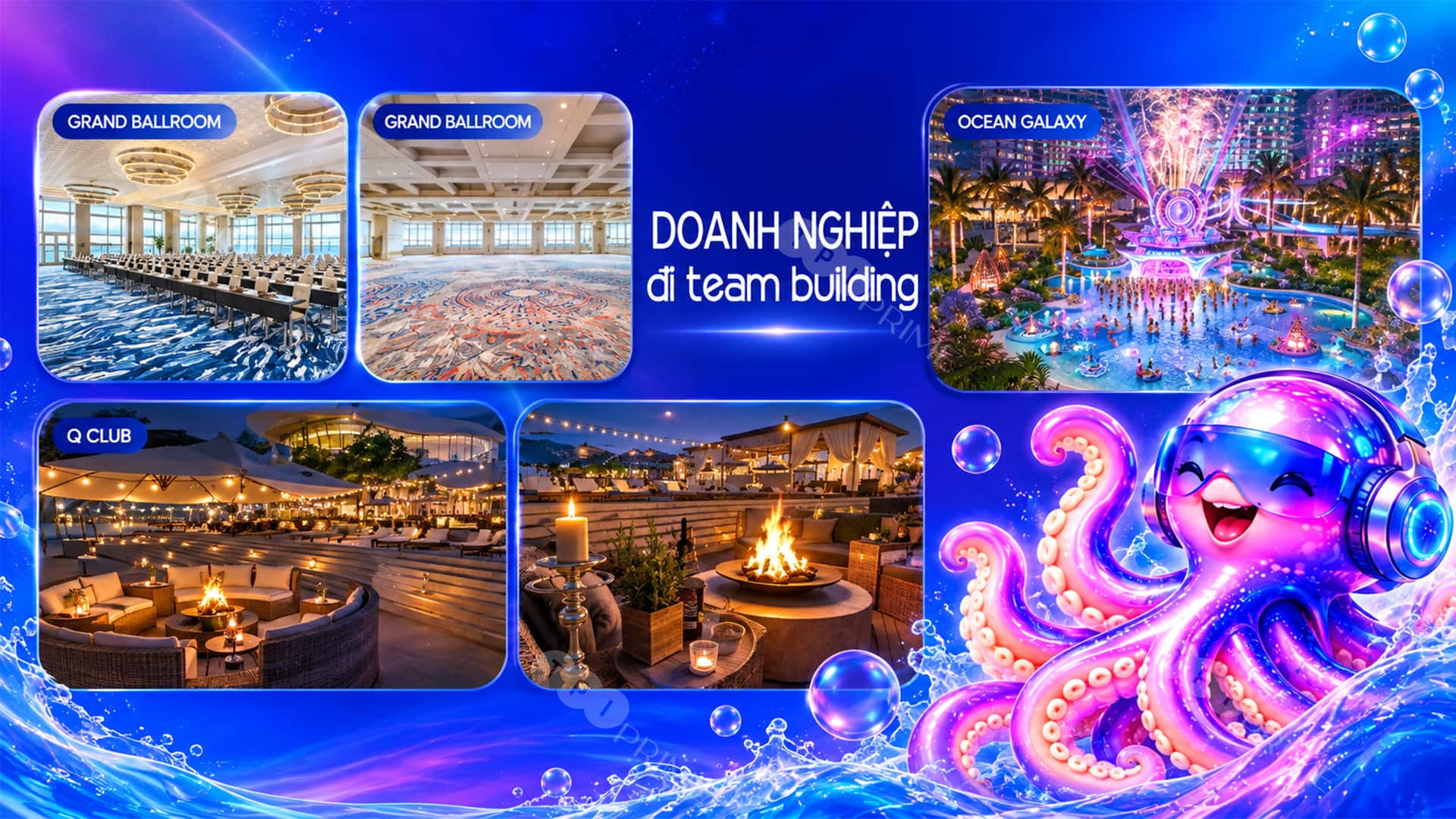 Những tiện ích dành cho doanh nghiệp tổ chức hội nghị và team building
