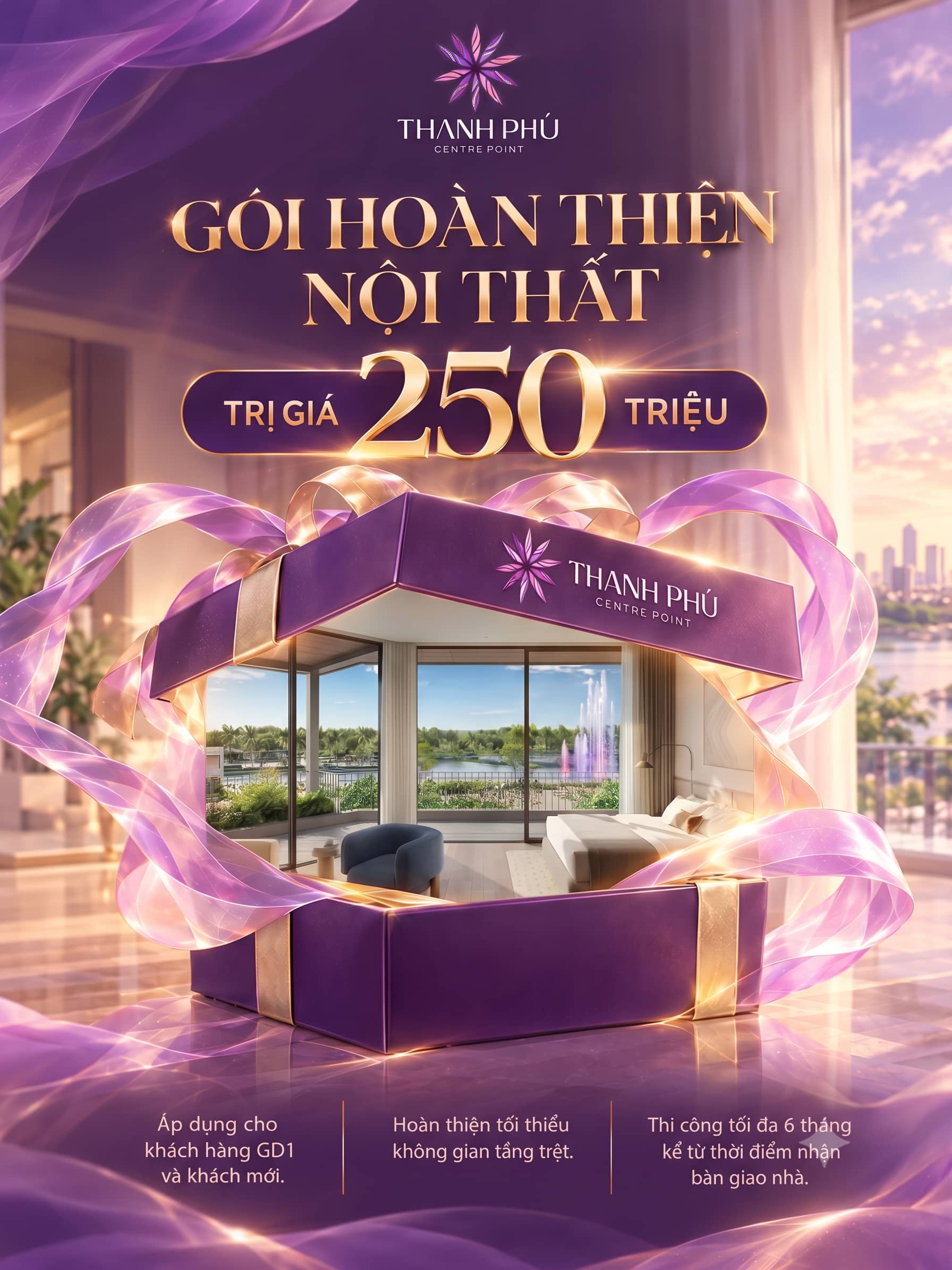 Gói nội thất Thanh Phú Centre Point